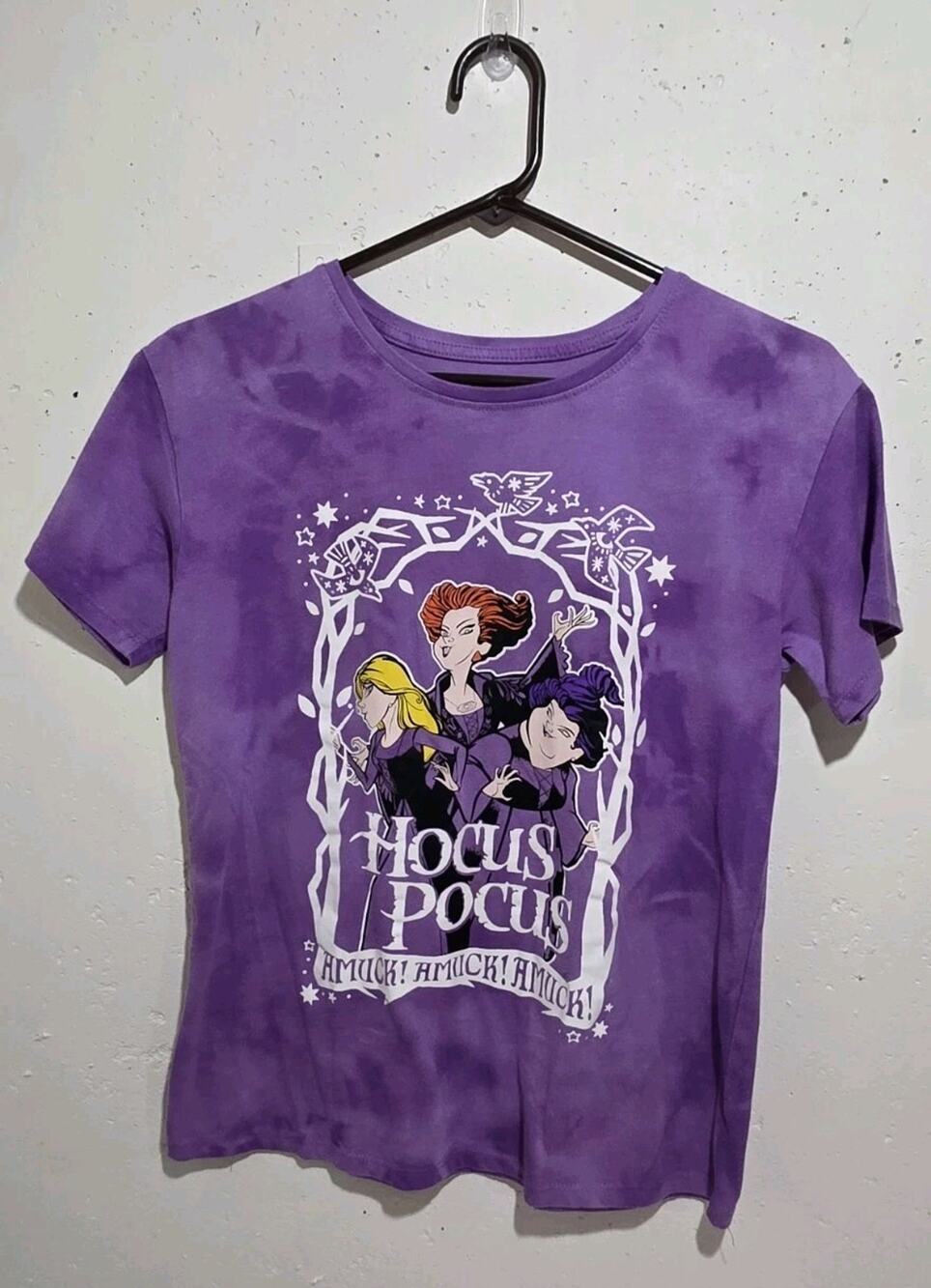 Disney Hocus Pocus Youth T-Shirt, Purple, Size XL 2023 Fall/Halloween
